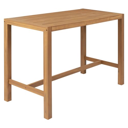 5-Piece Patio Bar Set with 4 Cushioned Bar Stools S972