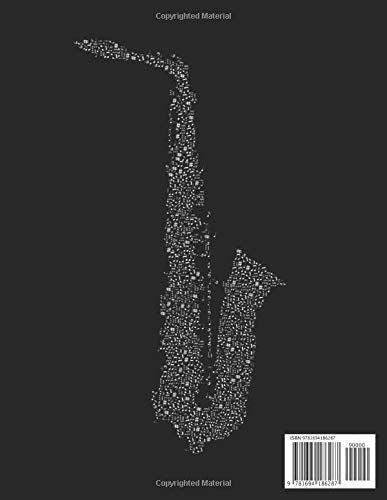 Blank Music Manuscript Paper Notebook V6090
