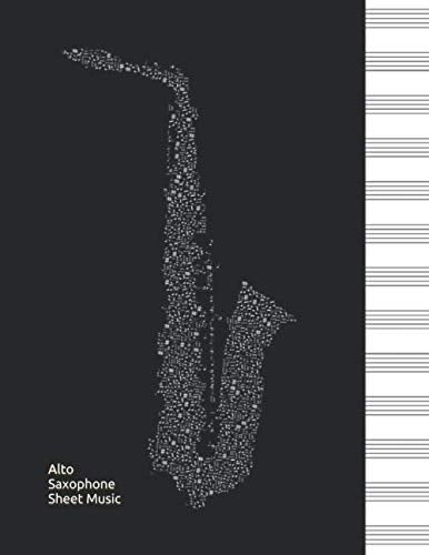 Blank Music Manuscript Paper Notebook V6090