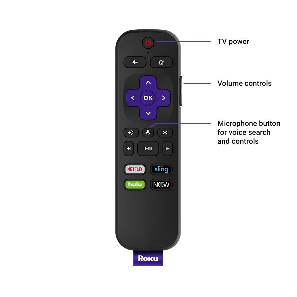 Black Streaming Stick with Voice Remote Z884