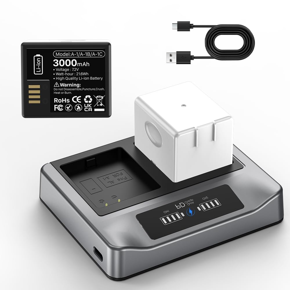 3000mAh Replacement Battery with Charging Station R307