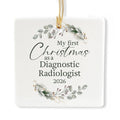 Ceramic 3-inch Square Ornament D50543