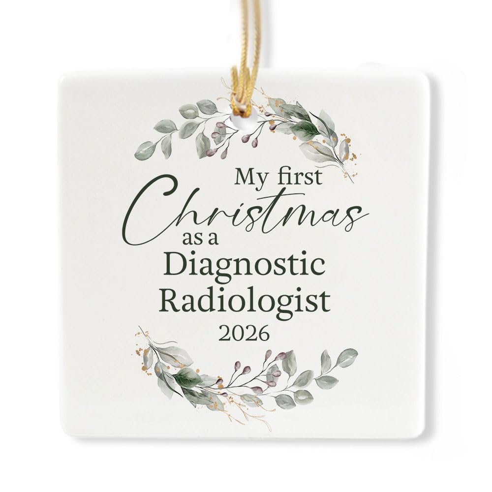 Ceramic 3-inch Square Ornament D50543