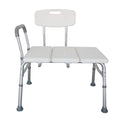 Adjustable Transfer Bench with Back & Arm X3802