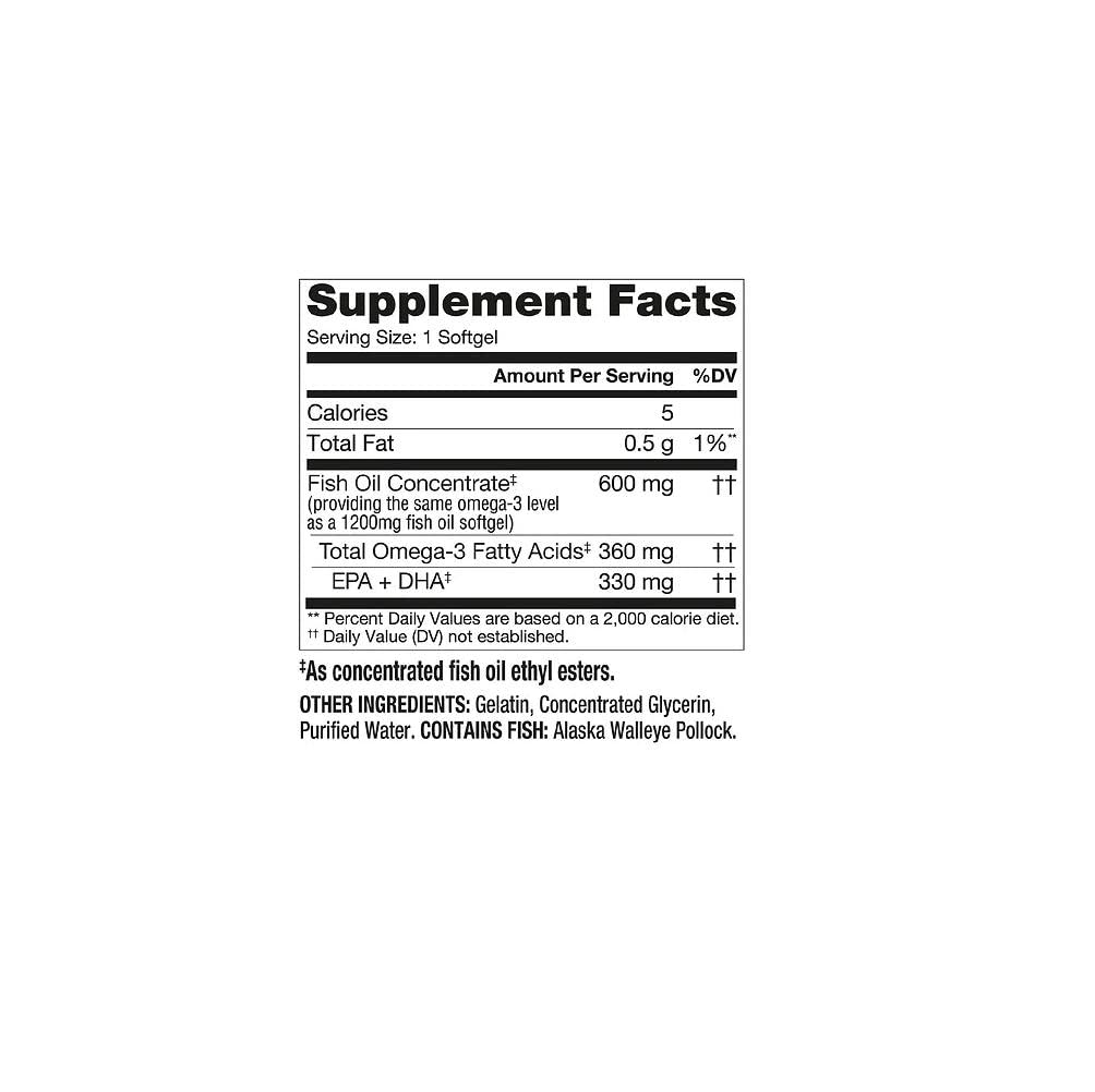 Fish Oil 1200 mg Softgels R68167
