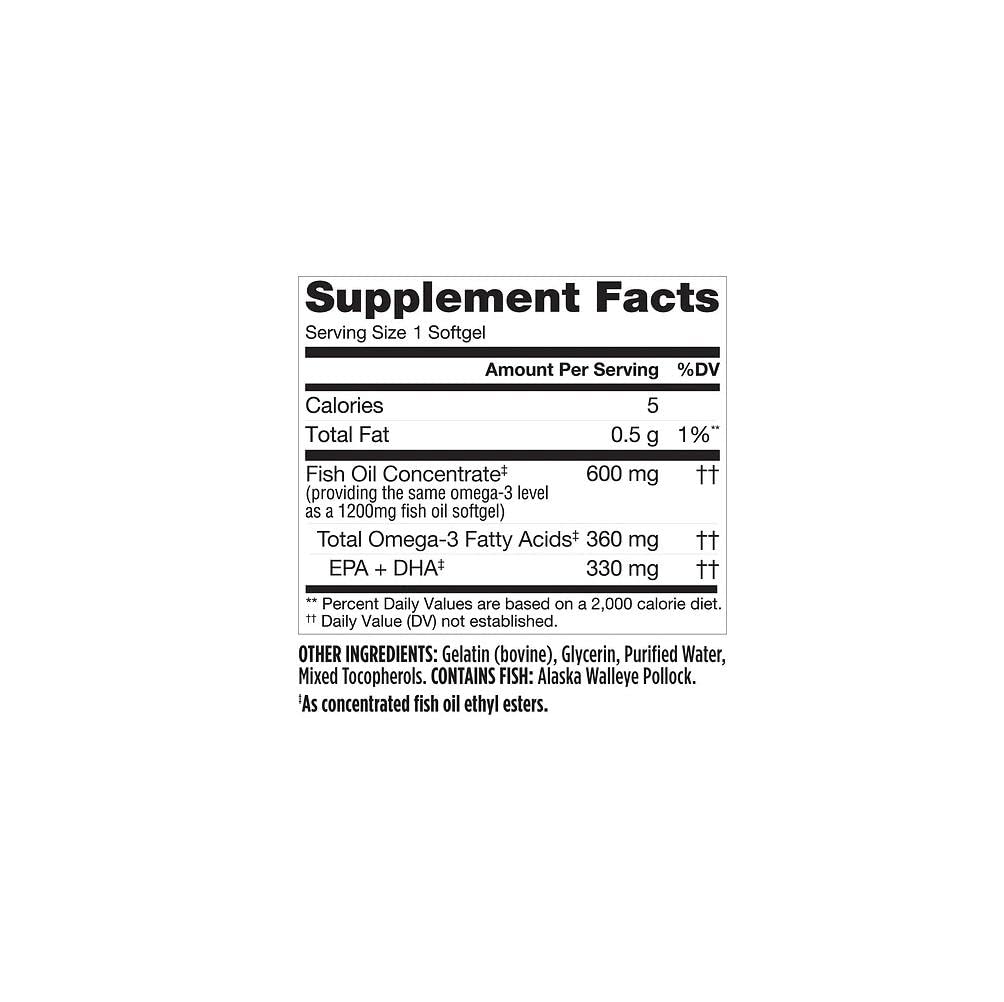 Fish Oil 1200 mg Softgels R68167