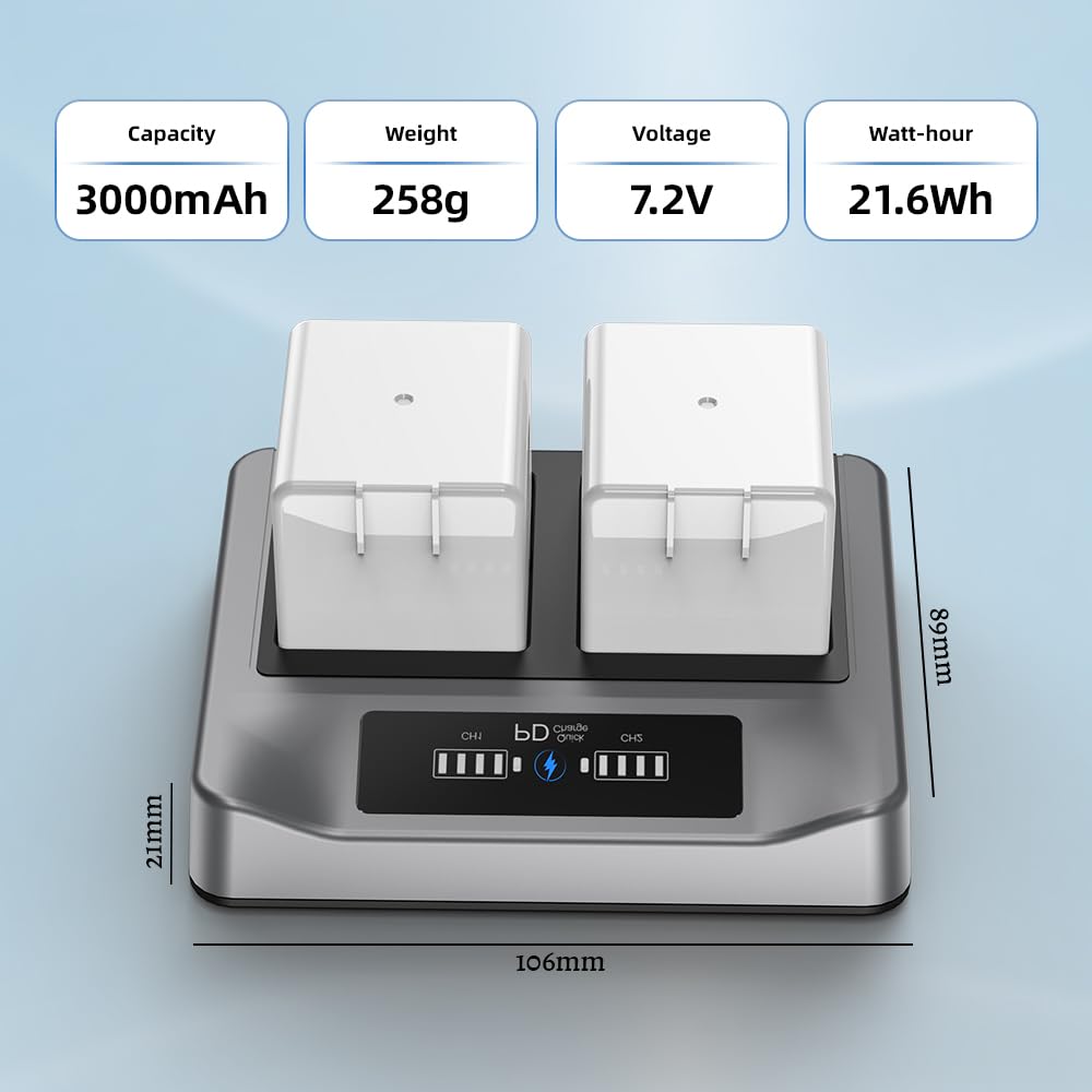 3000mAh Replacement Battery with Charging Station R307