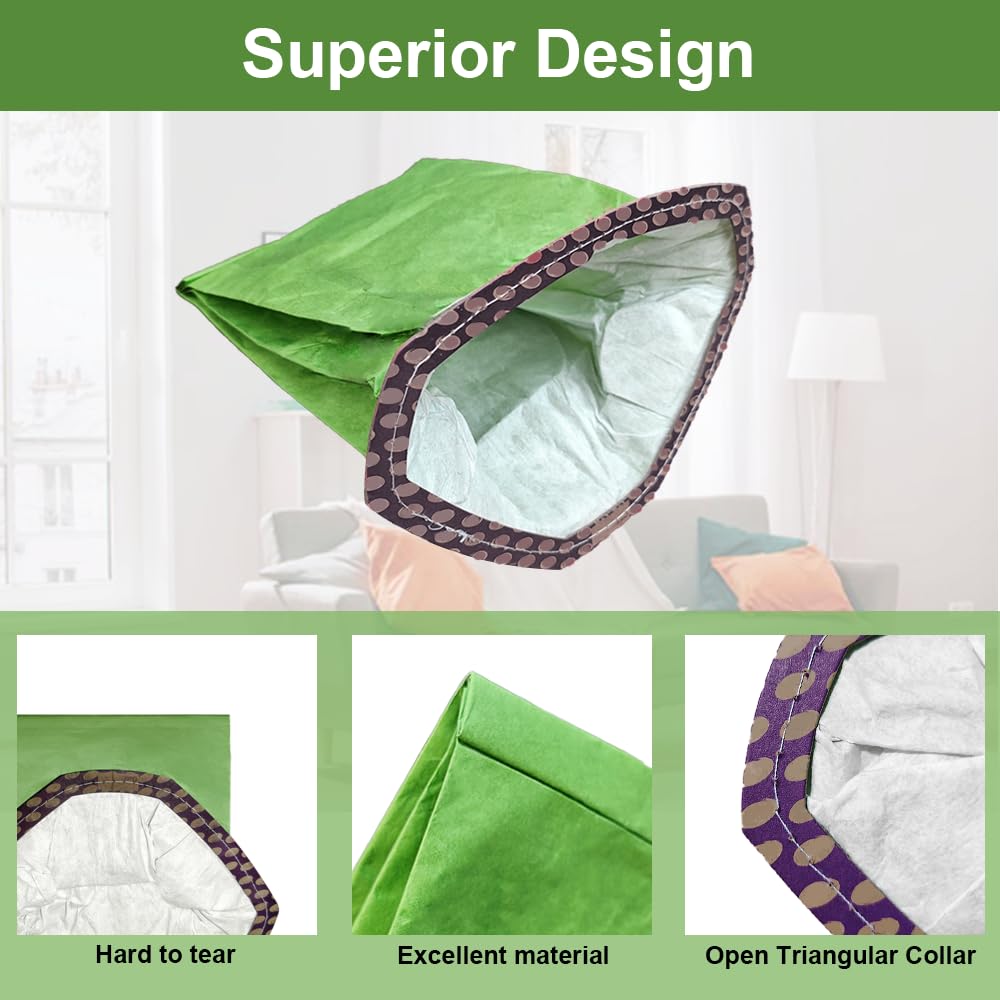 30 Pack Micro Filter Bags for Backpack Vacuum Cleaner F52186
