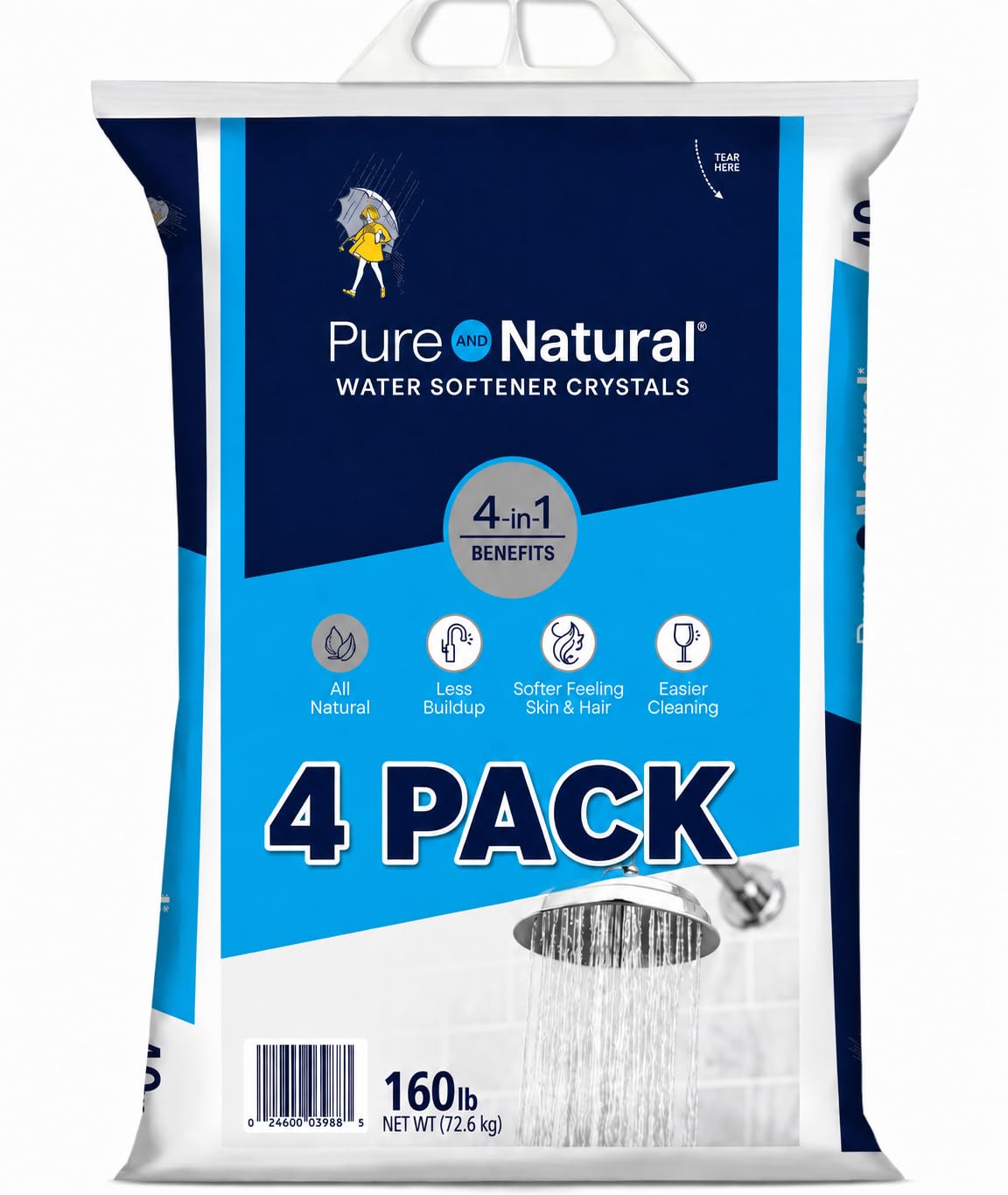 4 Pack 40 lb Water Softener Salt Pellets Q4377