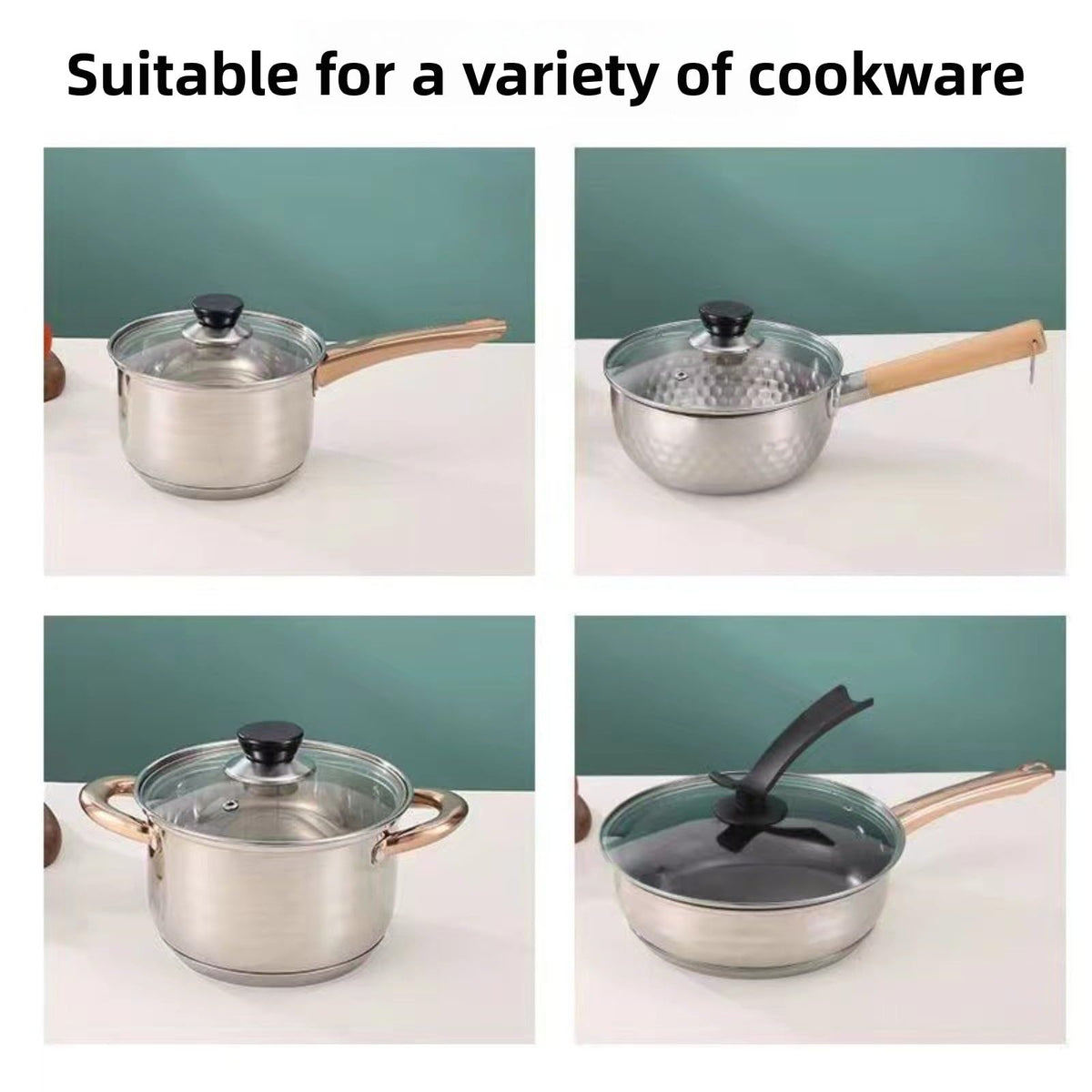 10 Inch Tempered Glass Replacement Pan Lid with Steam Vent X107