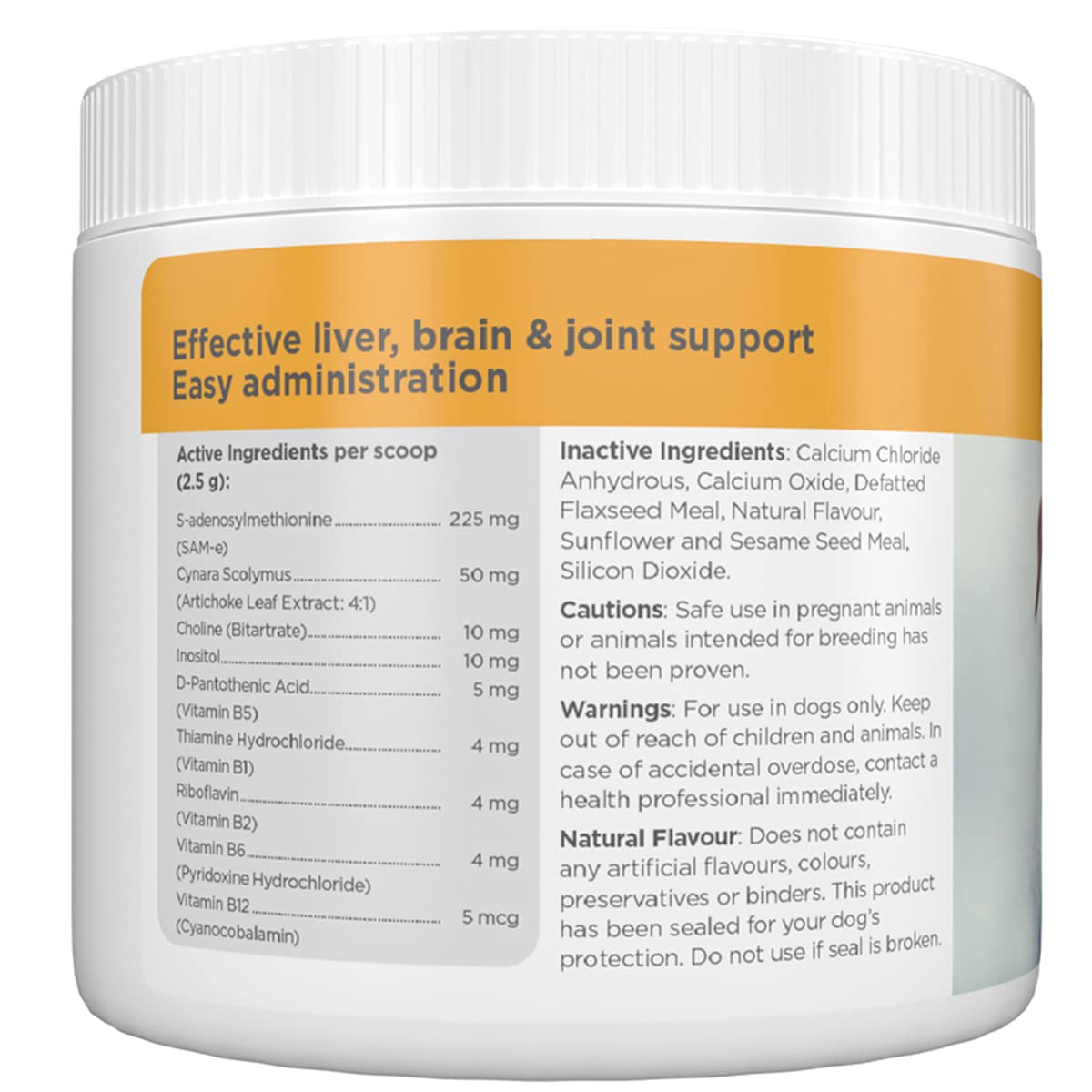 SAM-e for Dogs Liver & Cognitive Support Powder 5.3 oz C6178