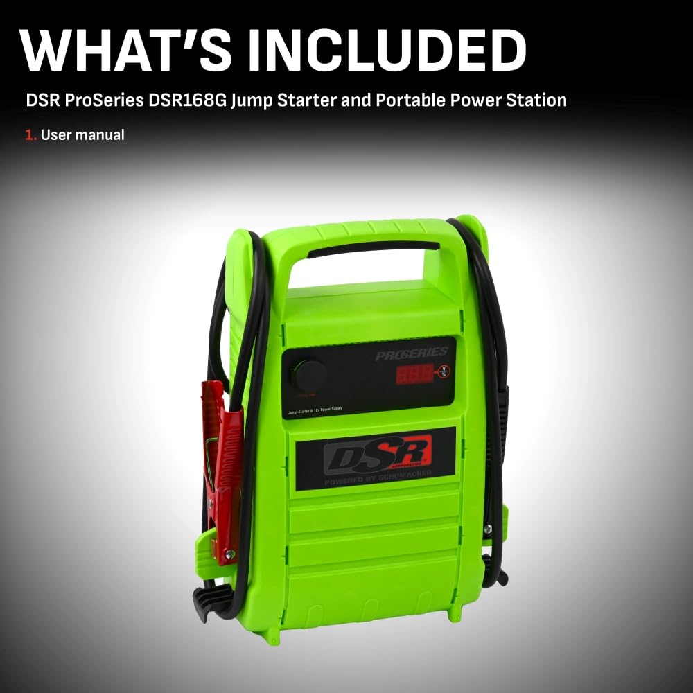 Portable 12V Jump Starter & Power Station 2000 Peak Amps V392676