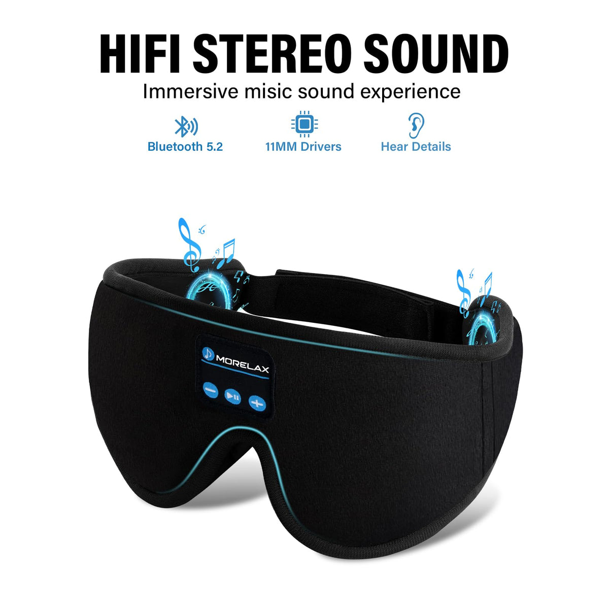 Sleep Mask with Bluetooth Headphones U570