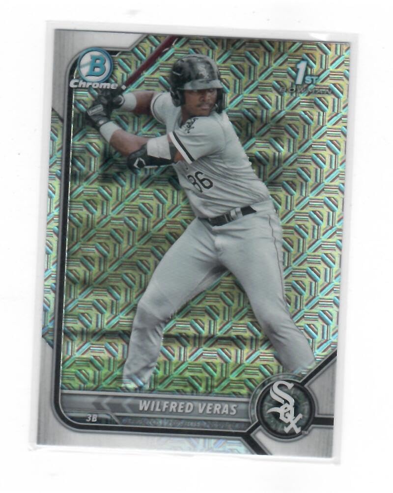 2022 Bowman Chrome Mega Box Mojo Refractor Baseball Card Z128592