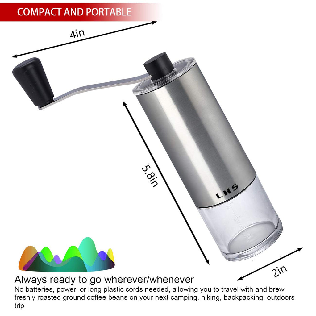 Coffee Grinder Stainless Steel Ceramic Conical Burr P4465