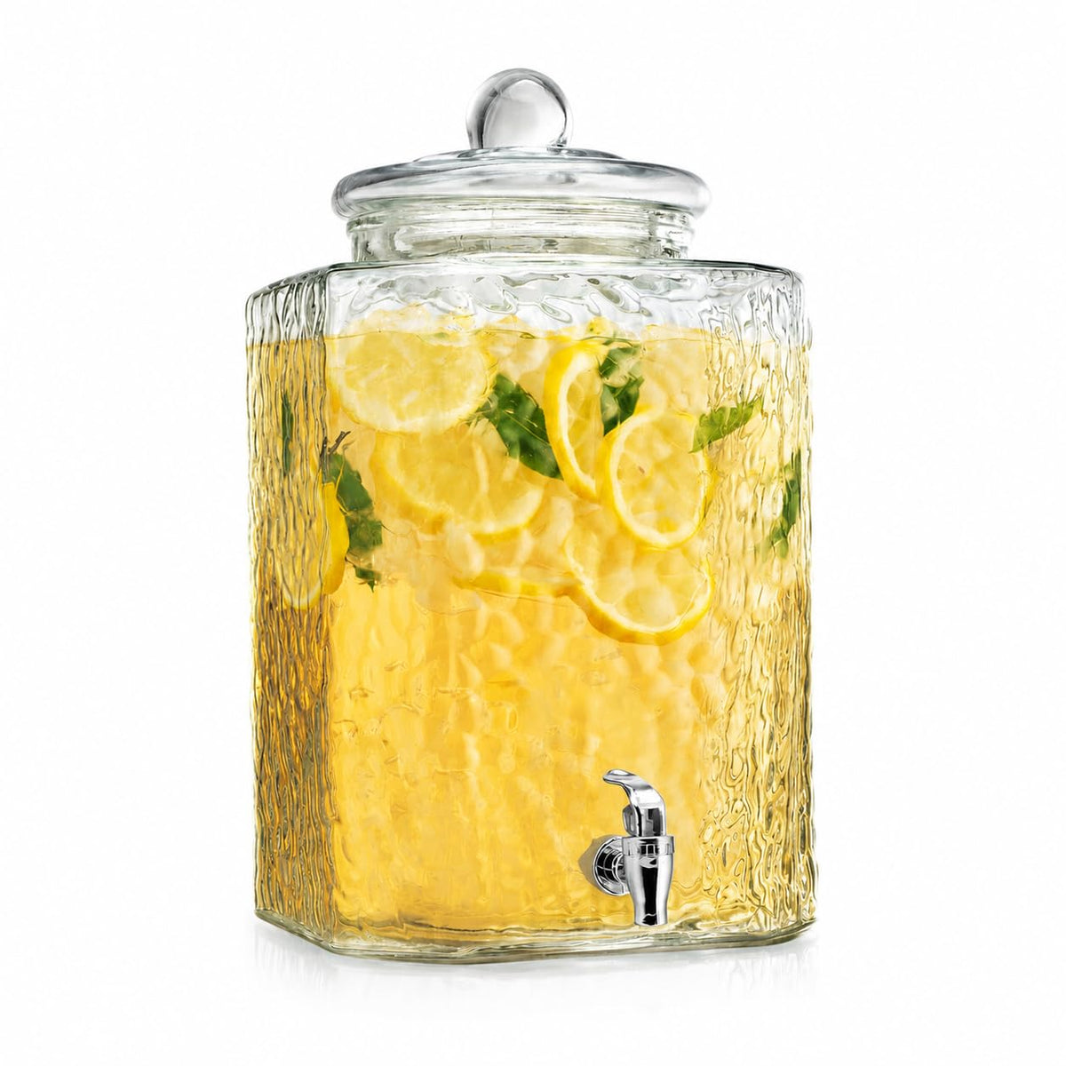 5 Gallon Glass Beverage Dispenser with Spigot G243