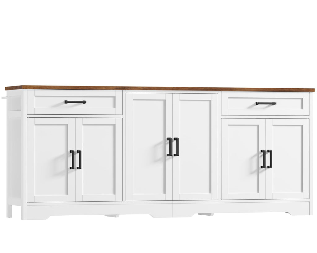 White Buffet Cabinet with Storage W633