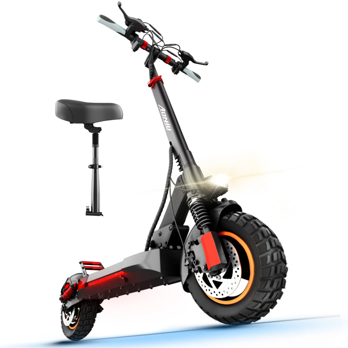 Electric Scooter with Seat 10 inch Off Road Foldable P193
