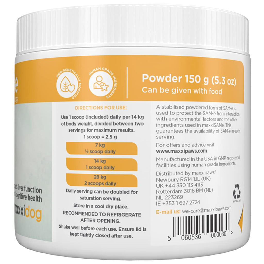 SAM-e for Dogs Liver & Cognitive Support Powder 5.3 oz C6178