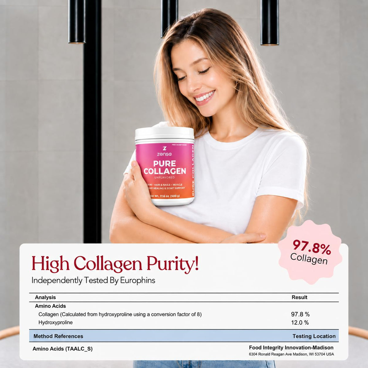 Hydrolyzed Collagen Powder 500 g O105358