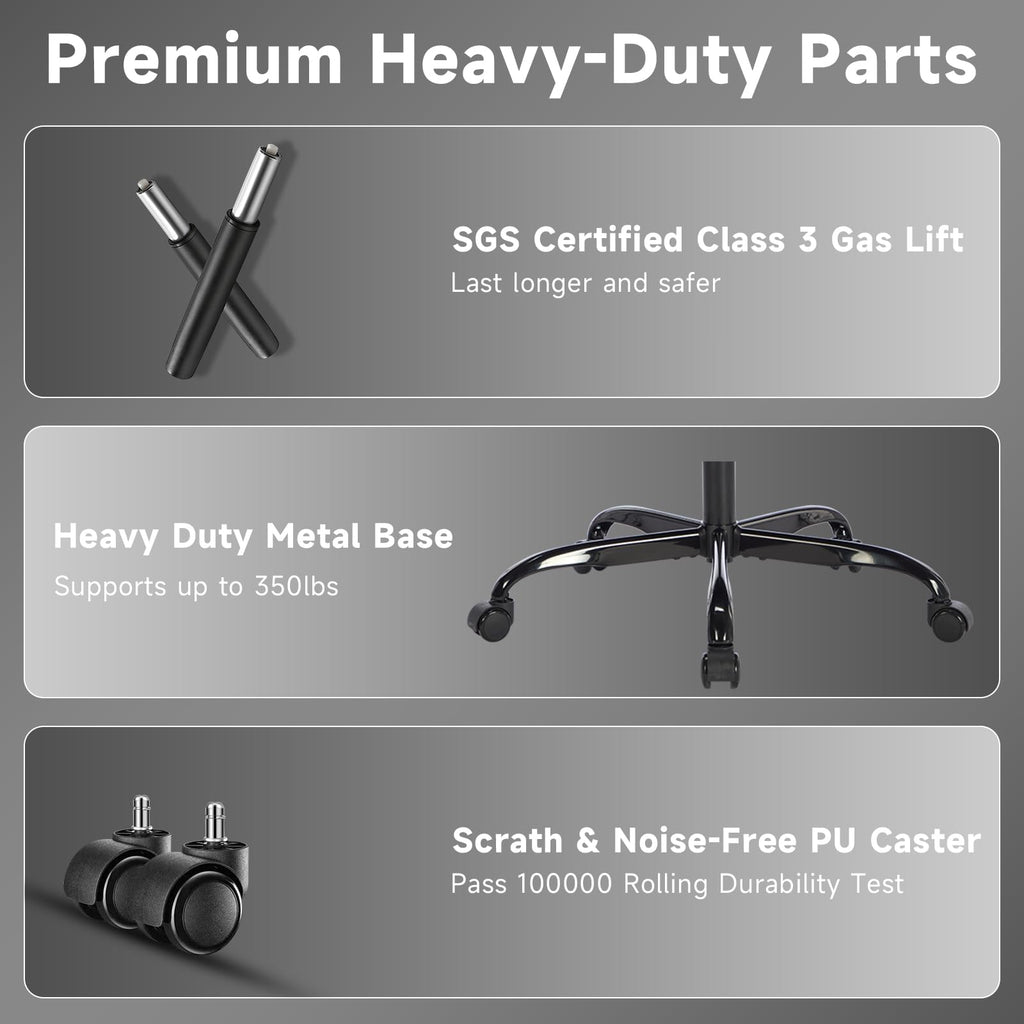 Gaming Chair with Footrest and Massage Lumbar Support Y99058