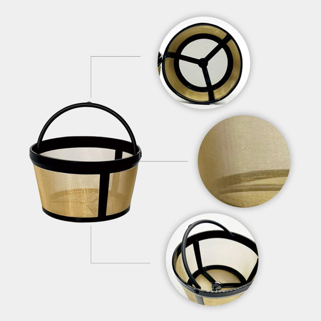 Golden Tone Coffee Filter for 4/6/8/12 Cup Coffee Maker N243