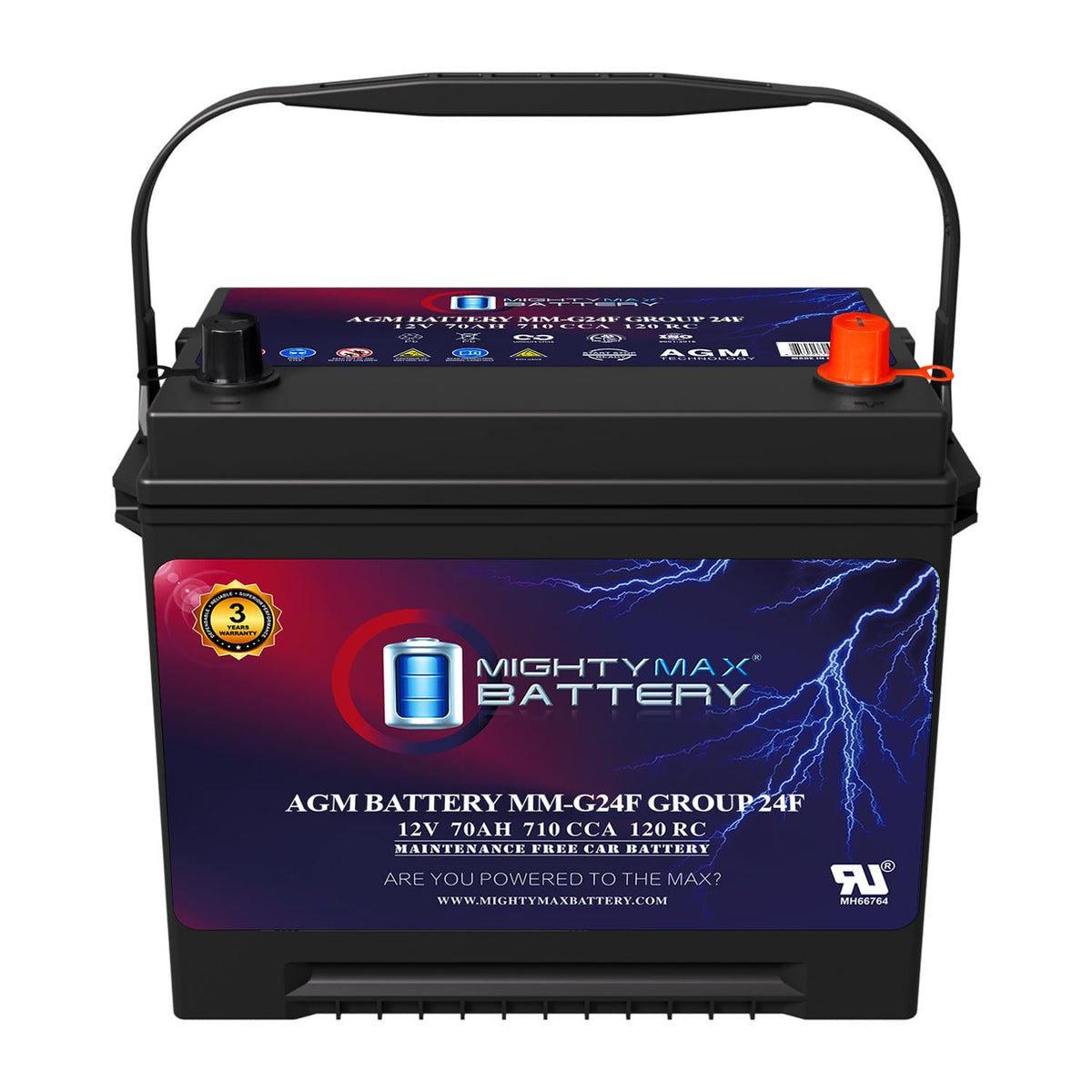 12V 70Ah AGM Replacement Battery I785898