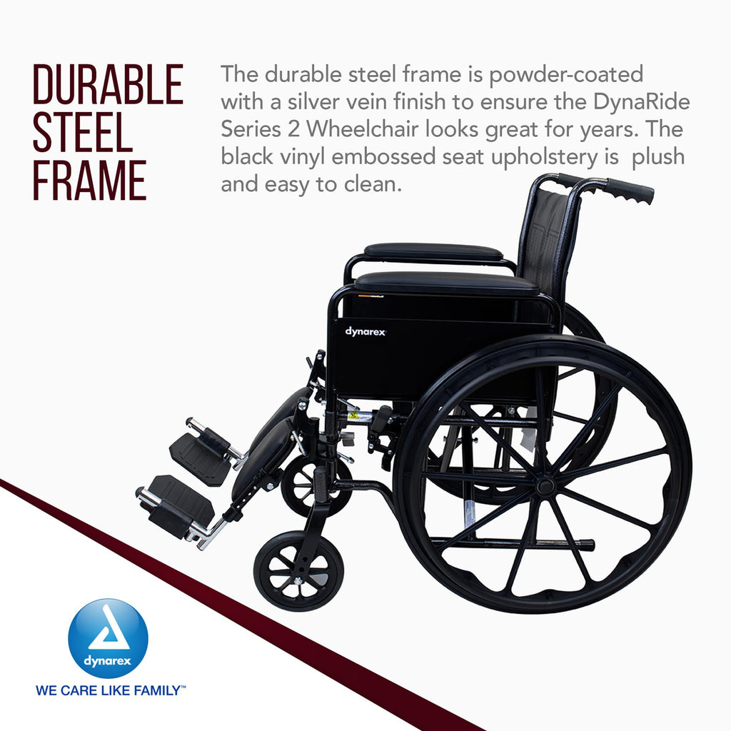 Silver Wheelchair with Detachable Full Arms & Elevating Leg Rests N57826