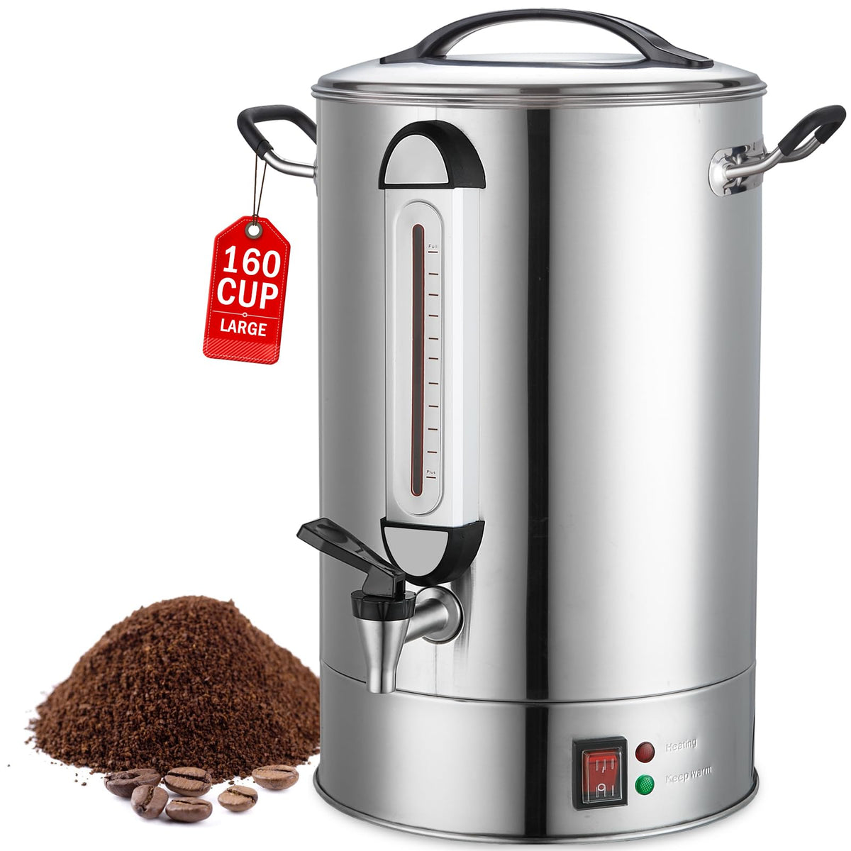 24L Stainless Steel Commercial Coffee Urn P912479