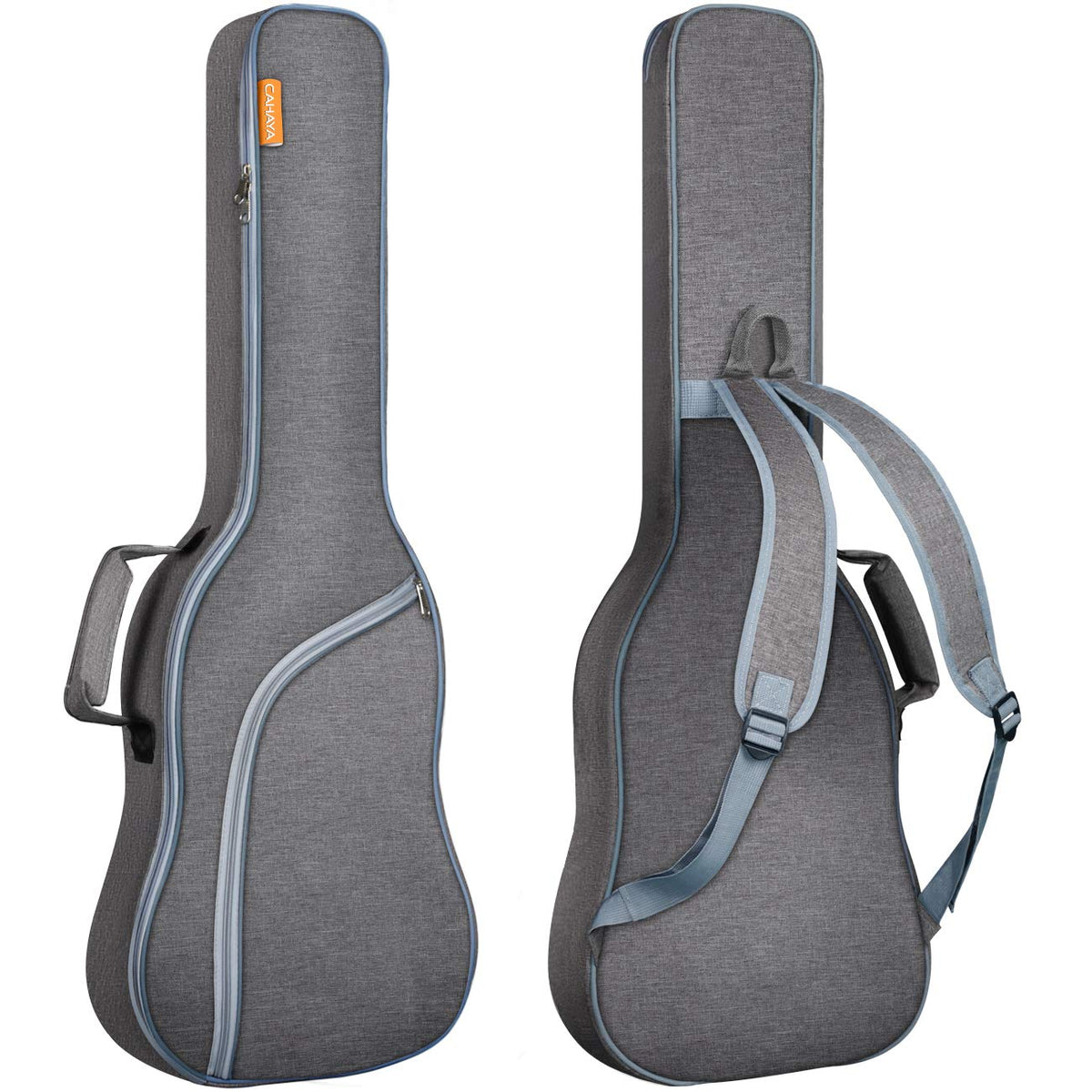 Waterproof Hardshell Acoustic Guitar Case with 3 Pockets L397
