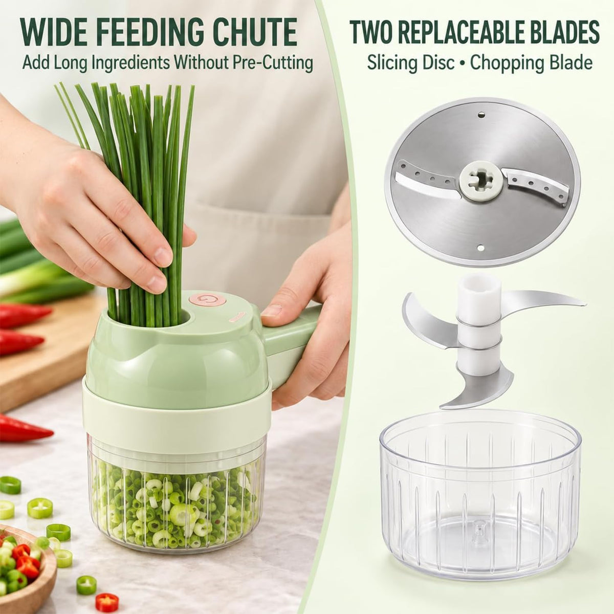 5-in-1 Wireless Electric Vegetable Chopper R29982