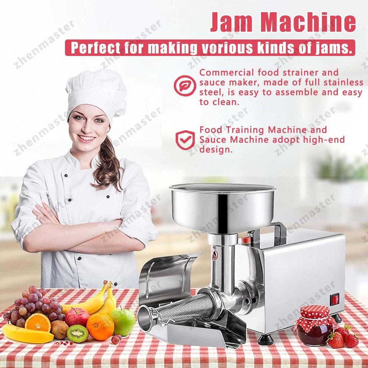 Stainless Steel Electric Tomato Strainer 450W I909