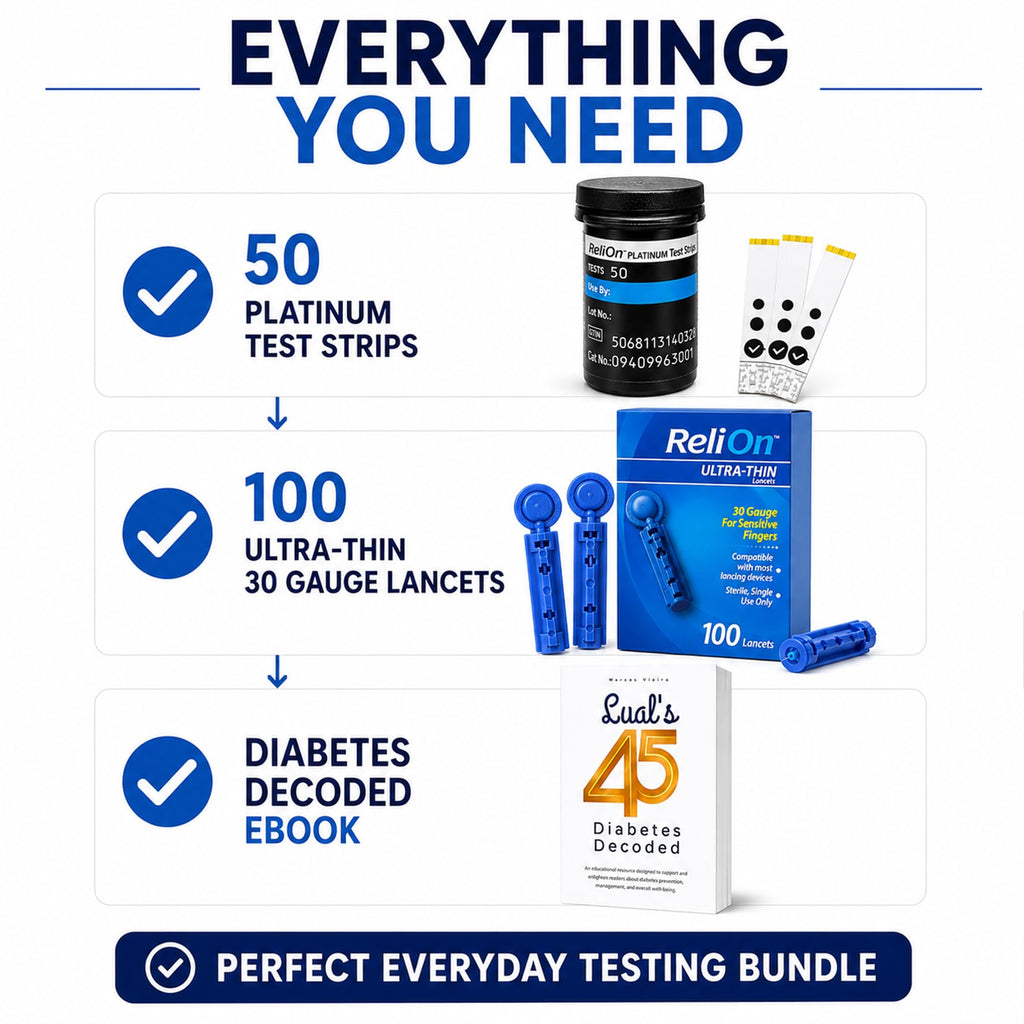 Test Strips 50 count + Lancets for Glucose Monitor Kit R5482
