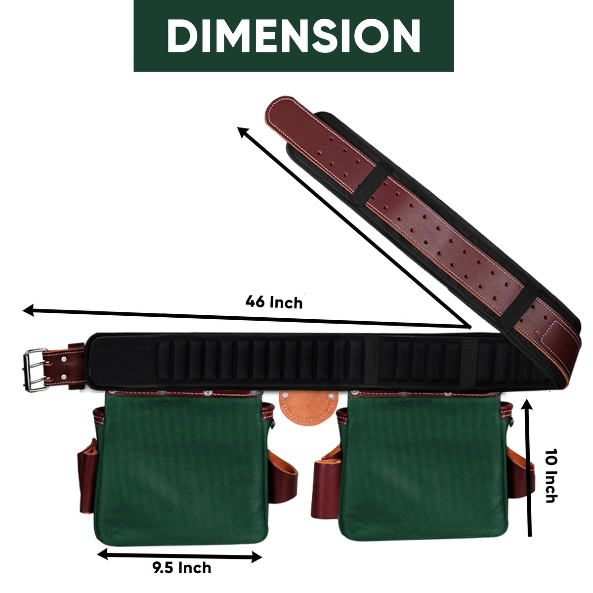 Electrician Tool Belt Combo with Back Support D431526