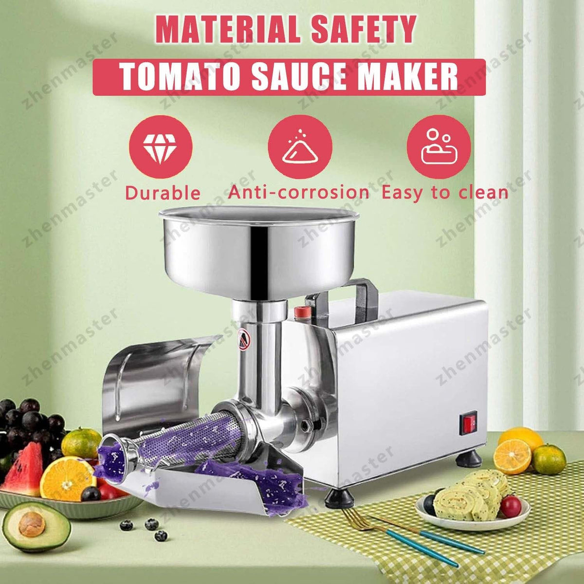 Stainless Steel Electric Tomato Strainer 450W I909