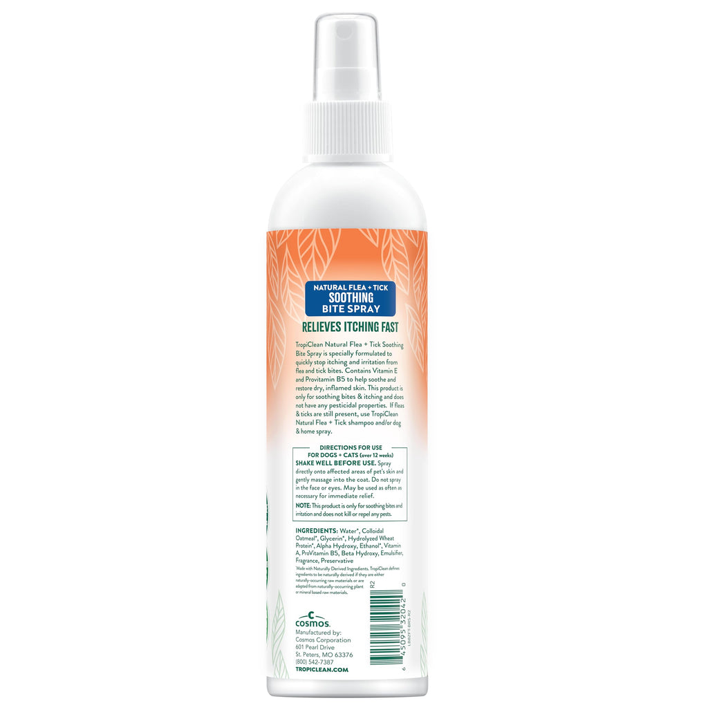 Flea and Tick Bite Relief Treatment Spray for Dogs & Cats, 8oz I111549