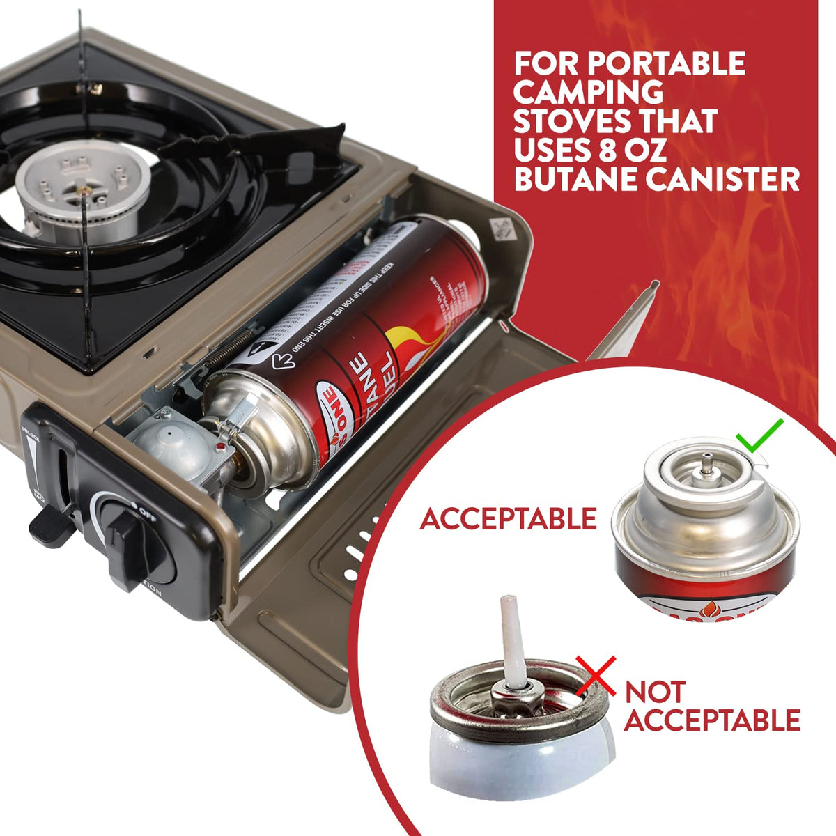 Butane Fuel Canister 4 Pack C713366