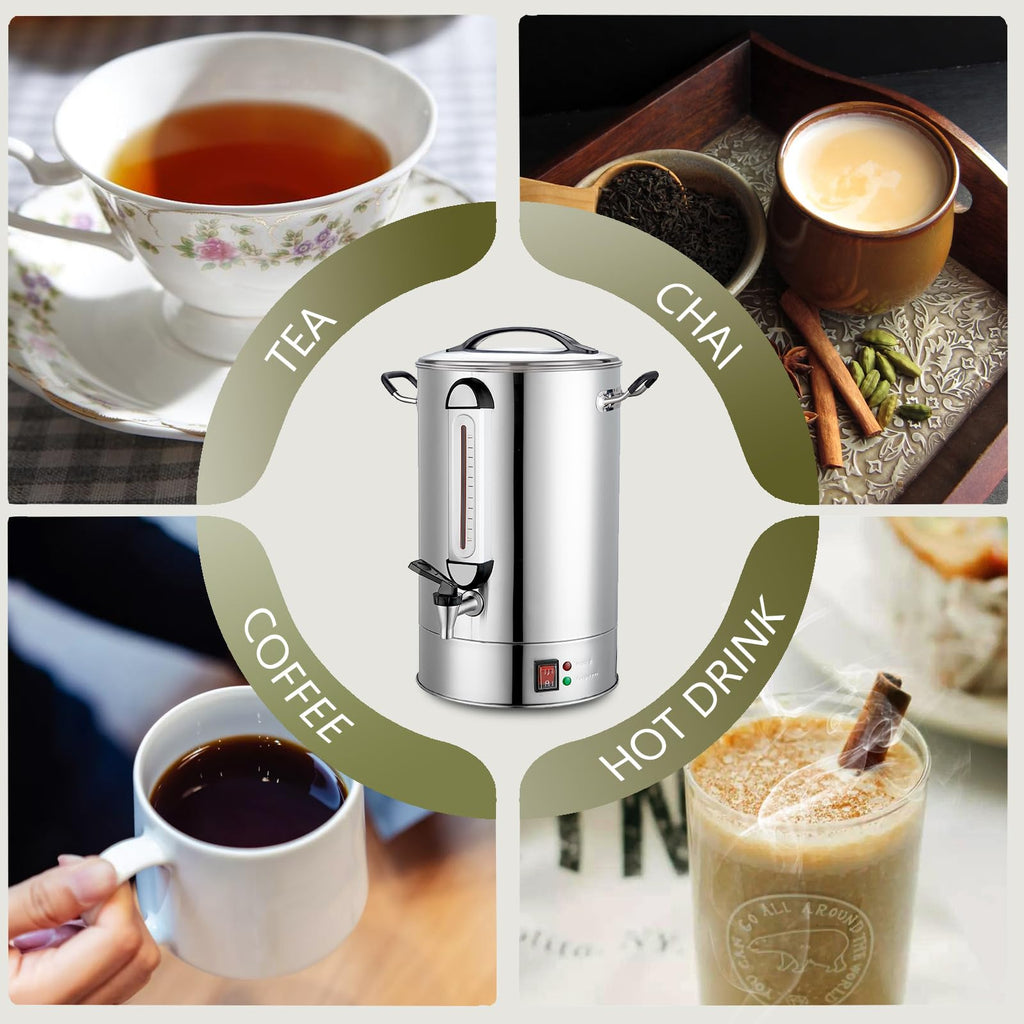 24L Stainless Steel Commercial Coffee Urn P912479
