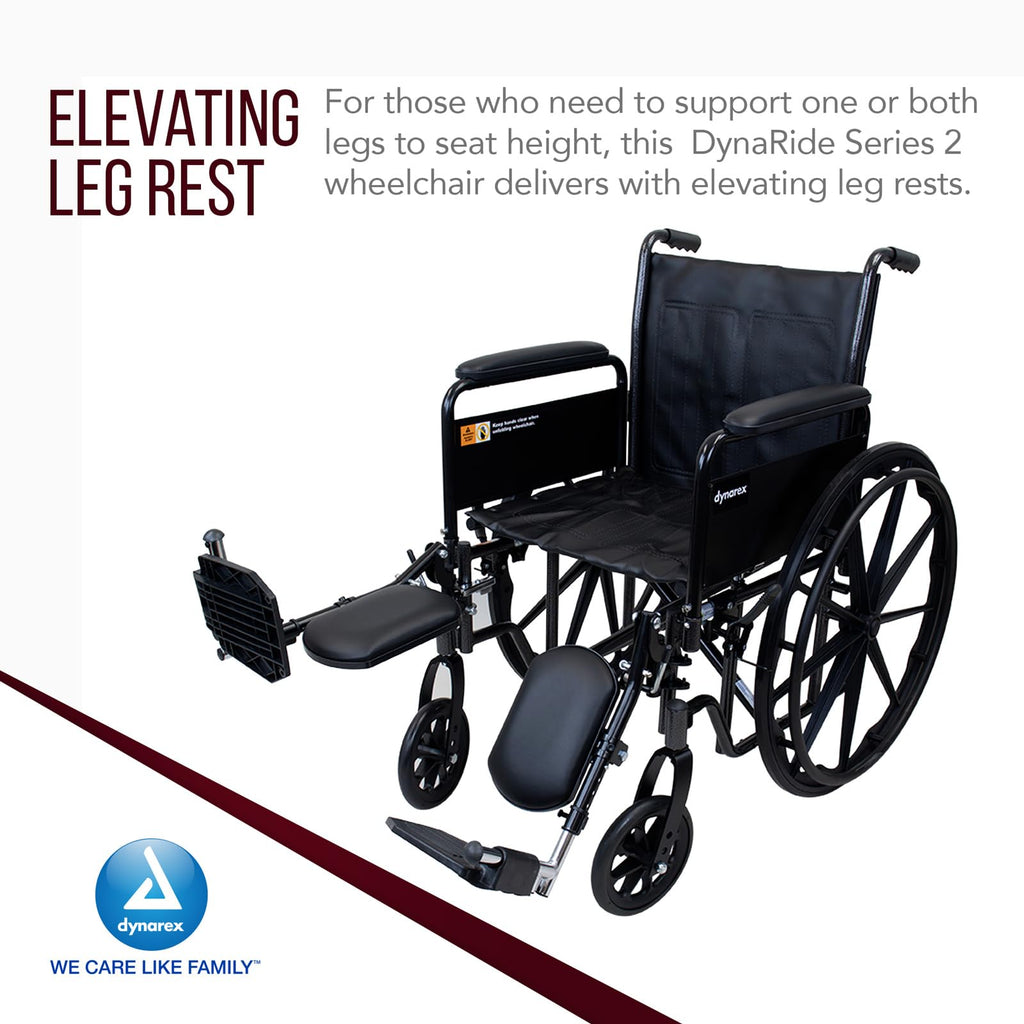 Silver Wheelchair with Detachable Full Arms & Elevating Leg Rests N57826