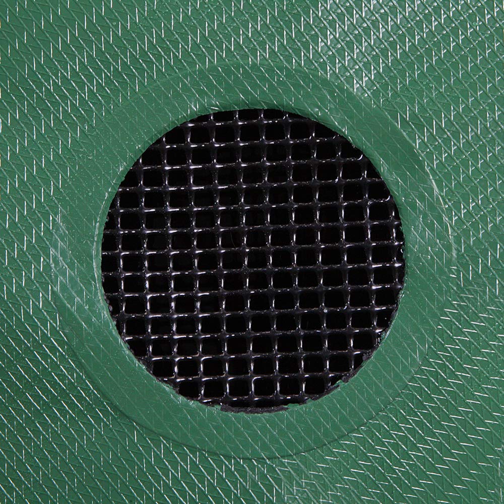 Collapsible 50 Gallon Green Rain Barrel I8949
