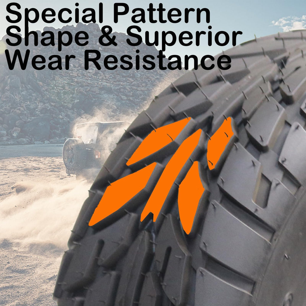 2 Pack 19X7-8 Tubeless All Terrain ATV Tires O920356