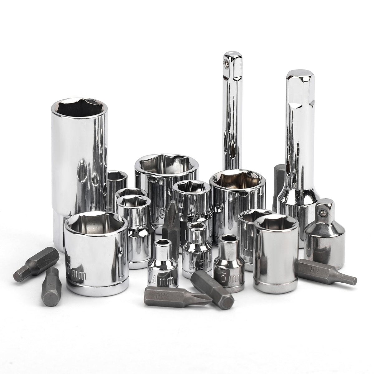 168-Piece Socket Wrench Hand Tool Kit with Toolbox K3840