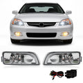 Fog Lights Assembly with Halogen Bulbs Clear Lens Switch Harness Kit D635218