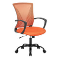 Orange Ergonomic Office Chair with Lumbar Support Armrest Q980437