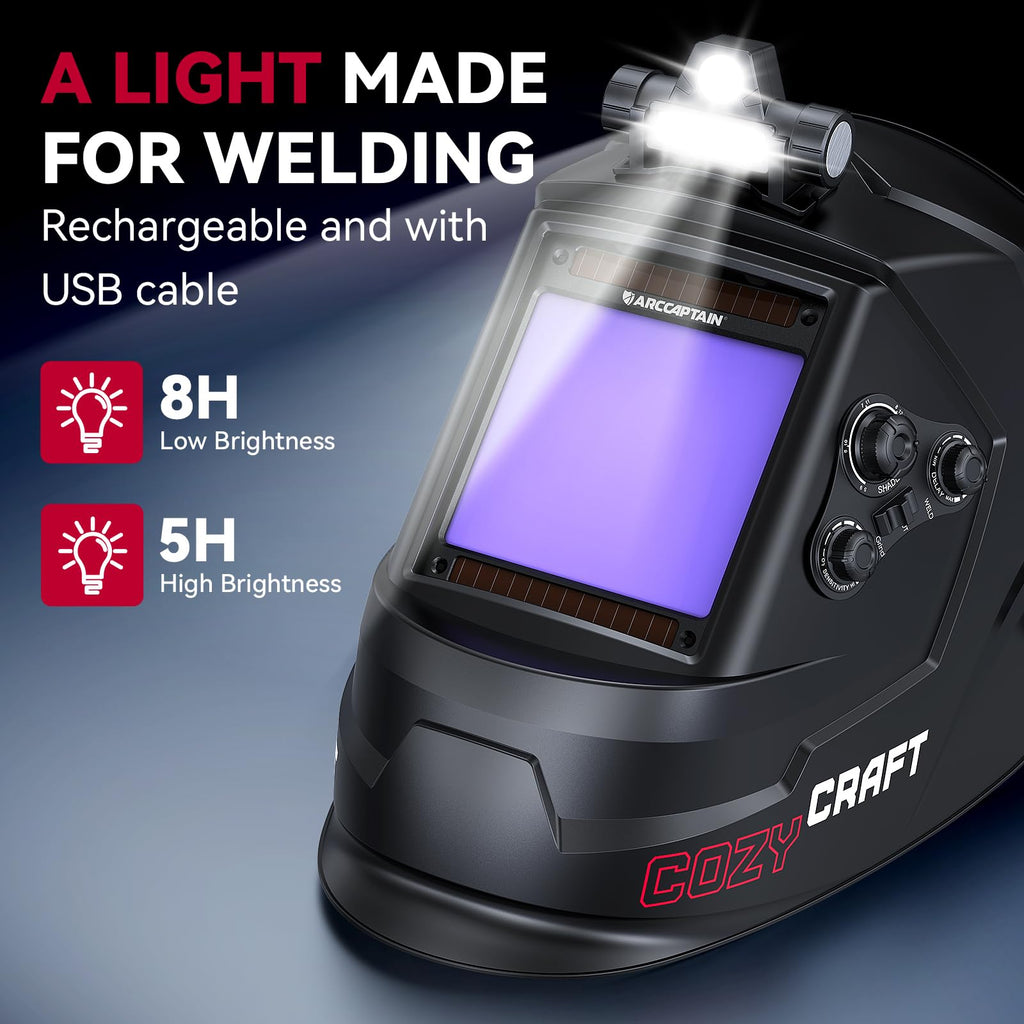 Auto Darkening Welding Helmet Large View Z2965