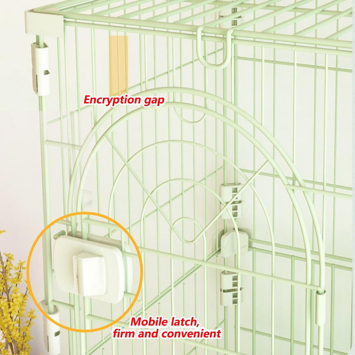 3/4-Tier Cat Cage Playpen with Hammock J606449