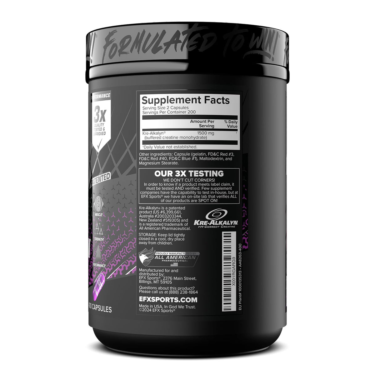 Creatine Monohydrate Capsules N44388