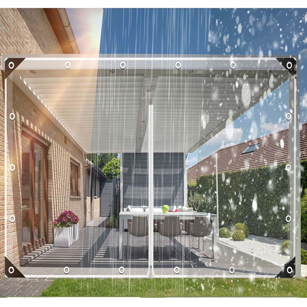 Clear Tarp with Zipper Door H96131
