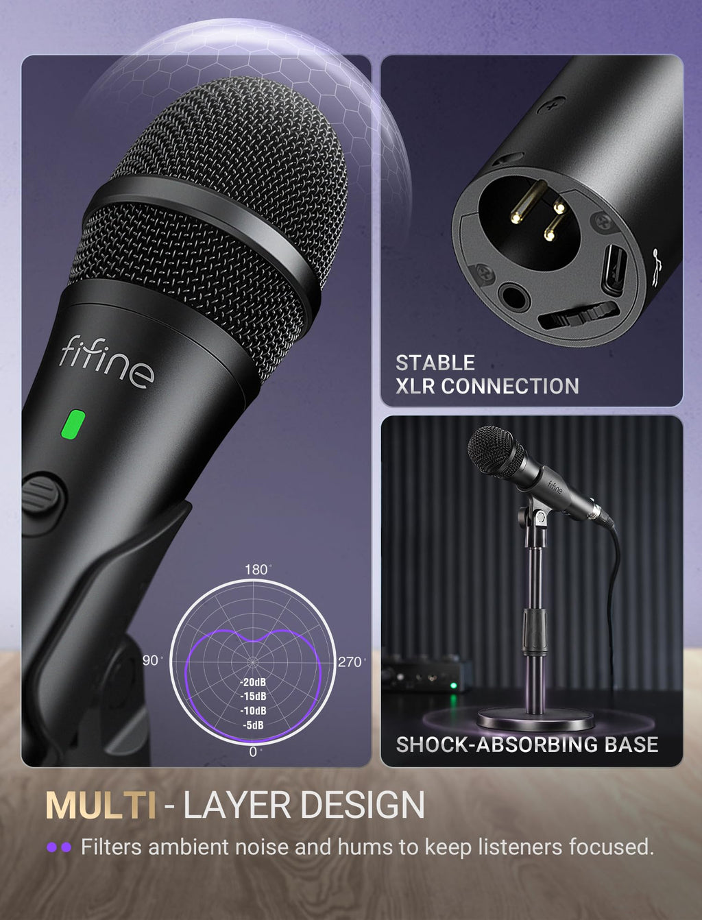 USB/XLR Dynamic Microphone T6327