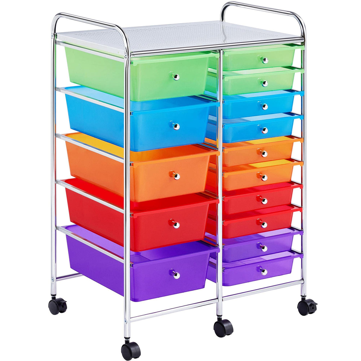 15 Drawer Rolling Storage Cart K8838
